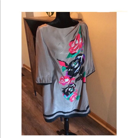 Coast “Porcini” 100% Silk Dress - Picture 3 of 12